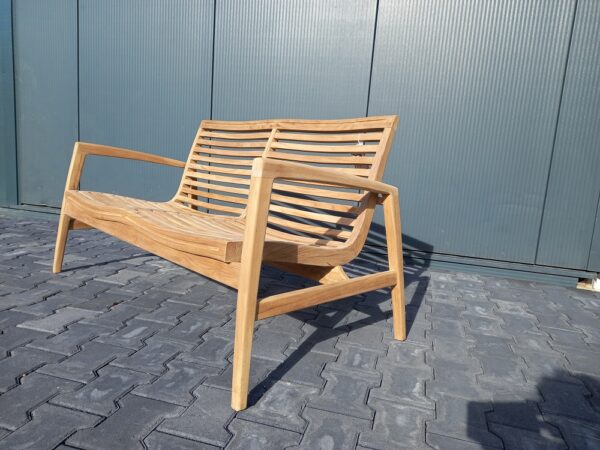 Malakka Teak Loungebank 2 zits