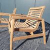 Malakka Teak Loungefauteuil Set van 2