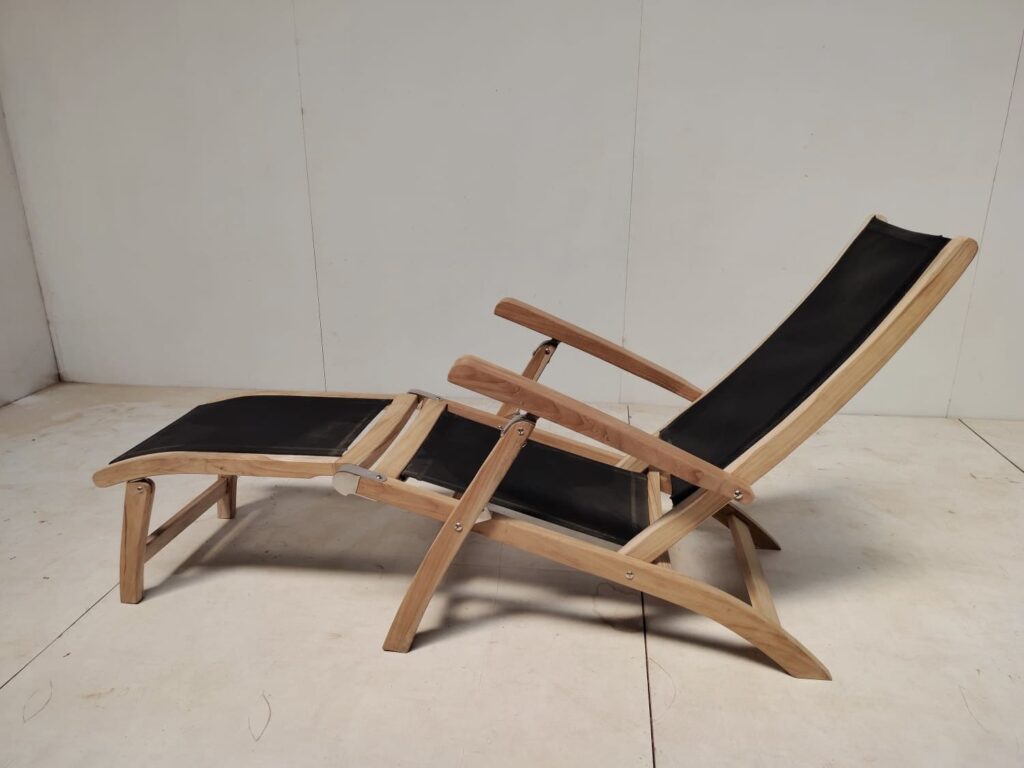 Nieuwe Collectie Teak Textilene Tuinmeubelen Serini 2024