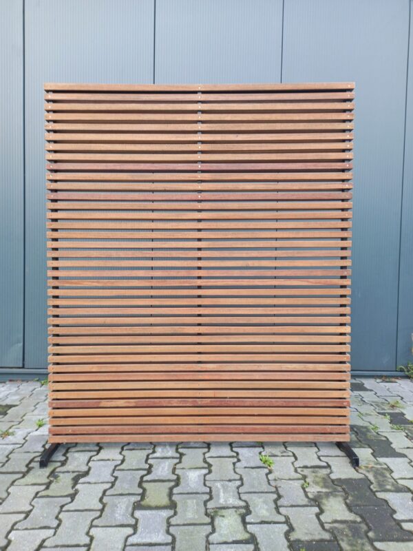 teak tuinscherm