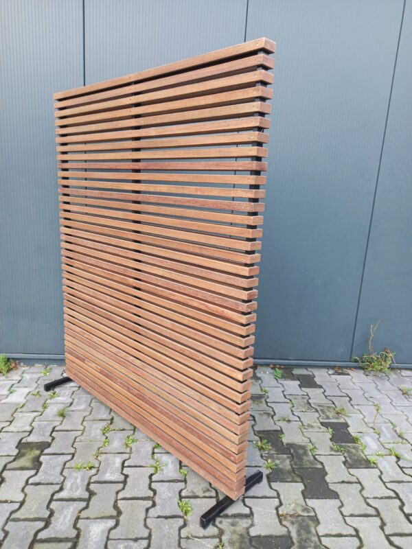 Teak tuinscherm