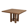 Teak Tuintafel Vierkant Massief 140cm