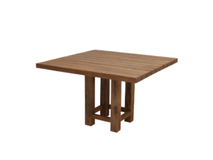Teak Tuintafel Vierkant Massief 140cm