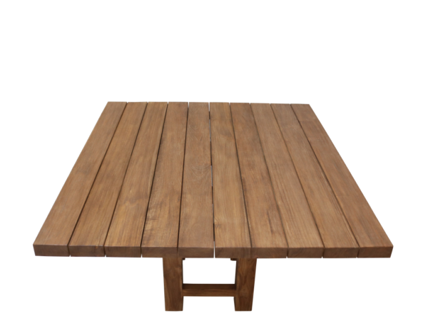 Teak Tuintafel Vierkant Massief 140cm