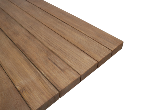 Teak Tuintafel Vierkant Massief 140cm