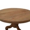 Ronde Teaktafel Dengkleh 140cm bolpoot