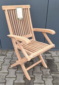 Summer Garden Teak Klapstoel Texas met armleuning