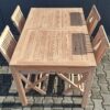 Teakhouten tuintafel schoonmaken