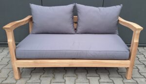Santai Teak Loungebank 2 zits