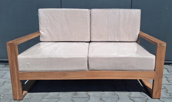 Teak Loungebank Balee 2 zits