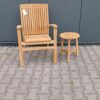 Teakhouten Tuintafeltje - krukje Nusa ⌀ 35 cm